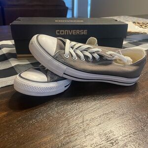 Converse | Chuck Taylor All Star Seasnl OX Sneakers in Charcoal